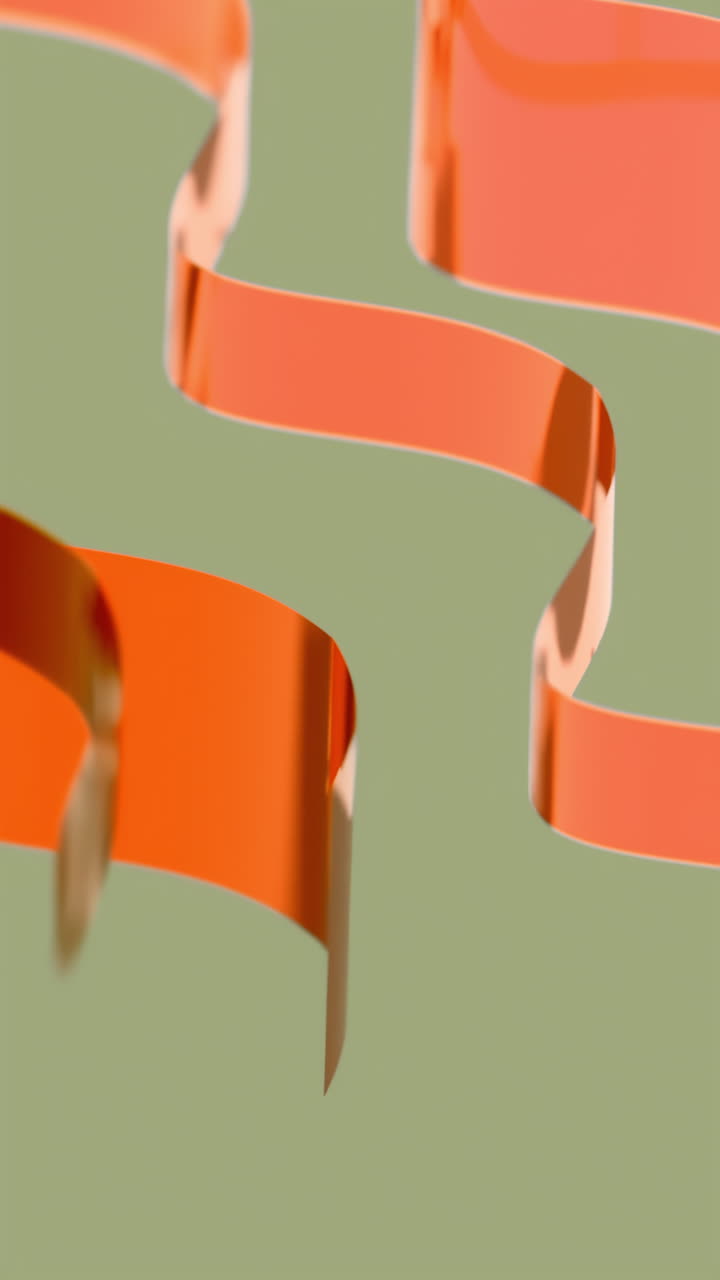 Design a nastro astratto arancione