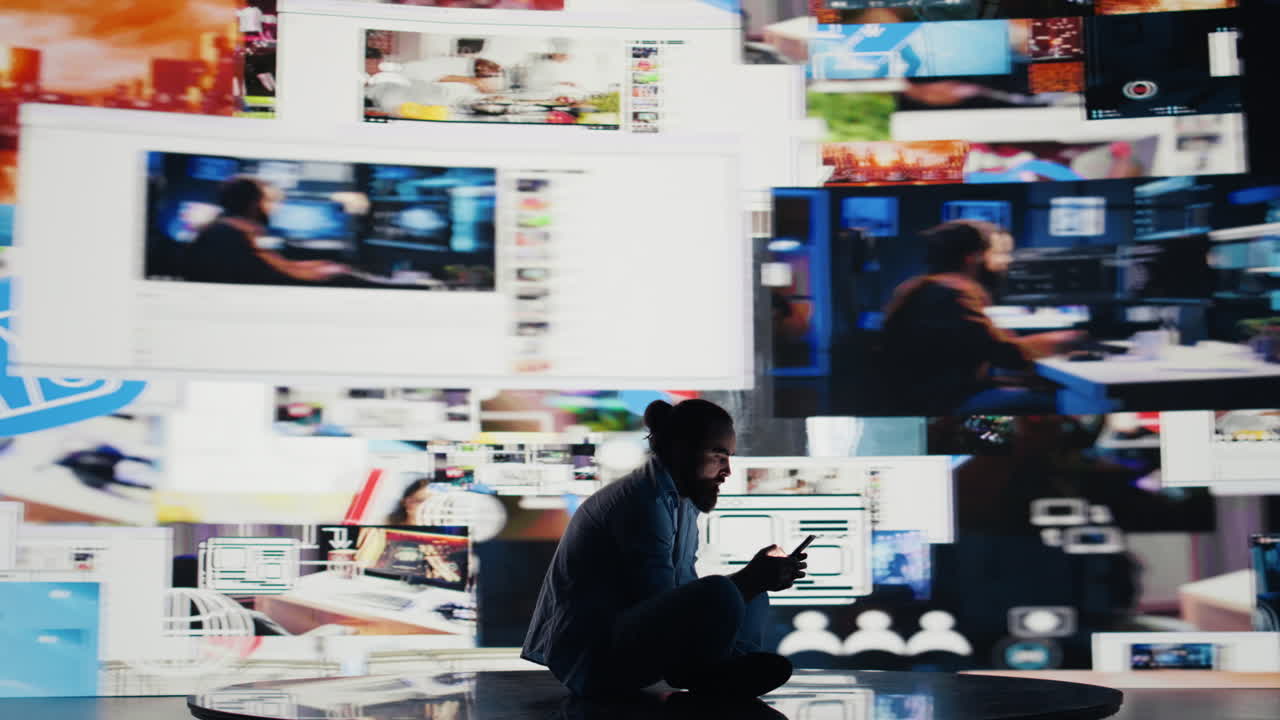 Young guy in misery is affected by anxiety and social depression