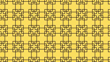 appealing yellow puzzling square blocks animation