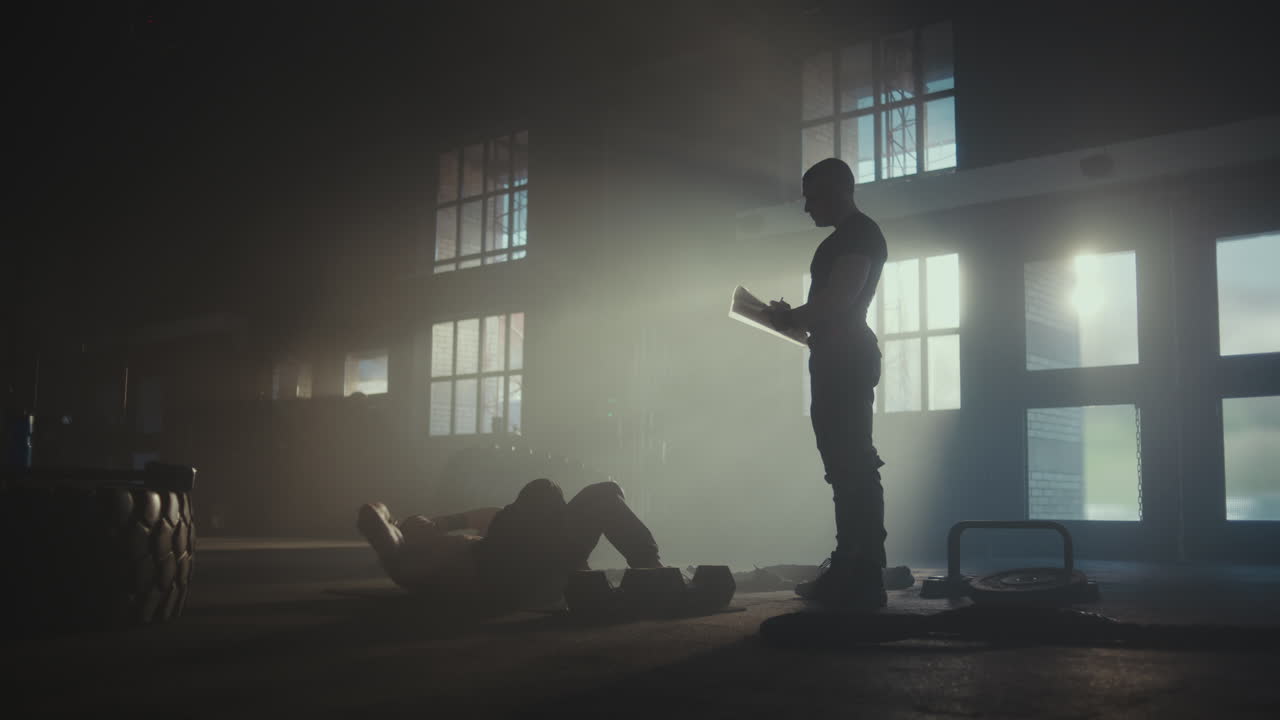 체력 훈련 세션