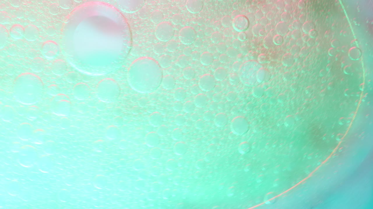 Top view Rotate Colourful abstract bubbles, 4k Abstract bubbles background.