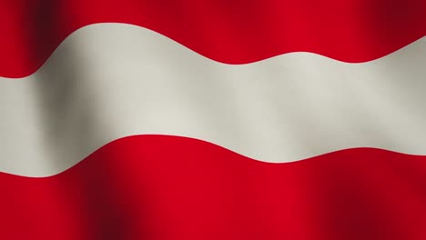 bandera de austria en el fondo agitando imágenes que fluyen - animación de video de bucle sin costuras