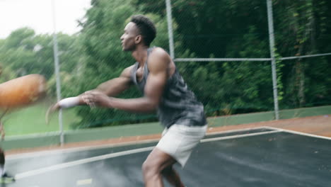 heating up the basketball court