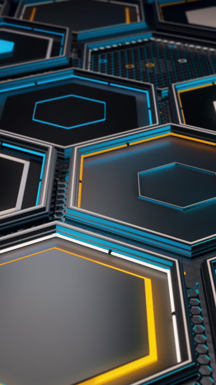 abstract zeshoekig patroon