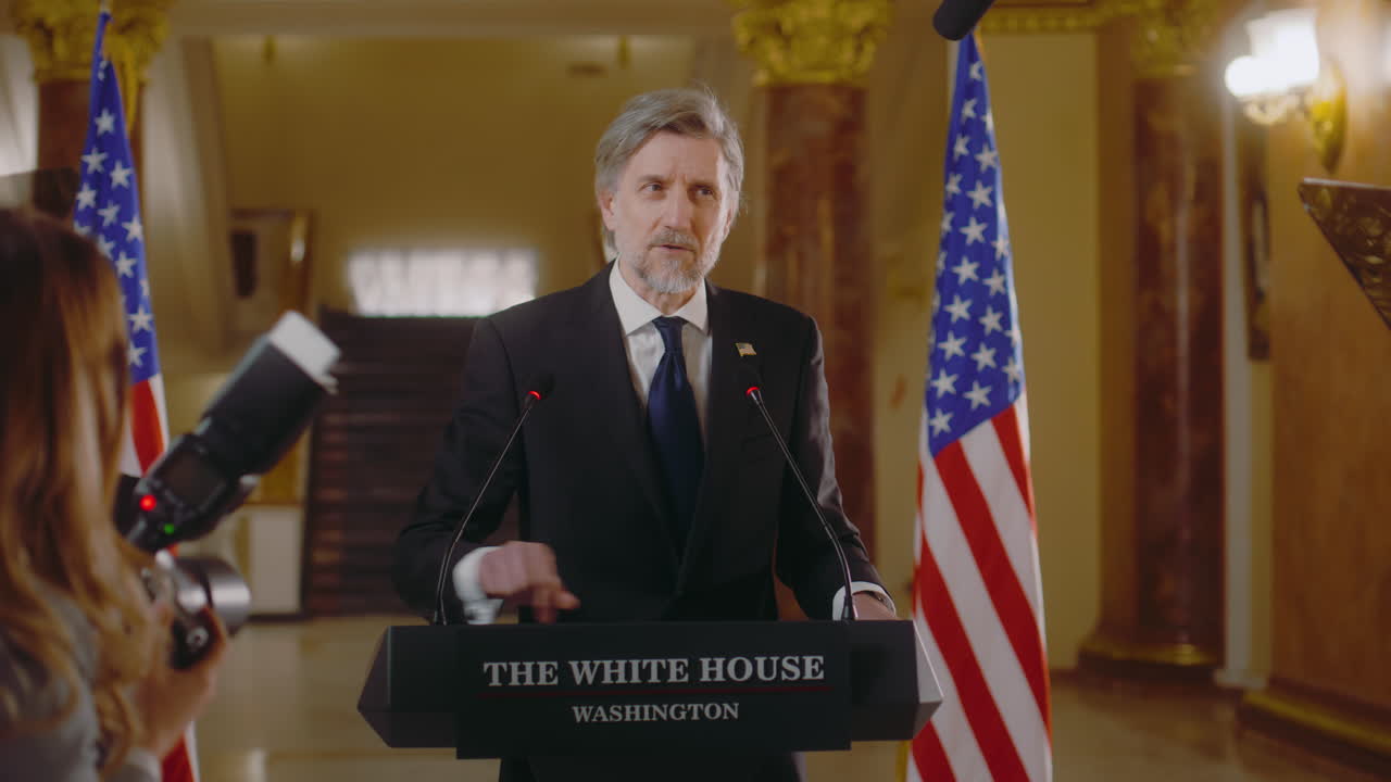 백악관 기자회견