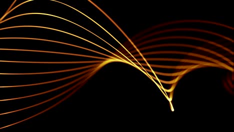 abstract wave motion background elegant twist gold