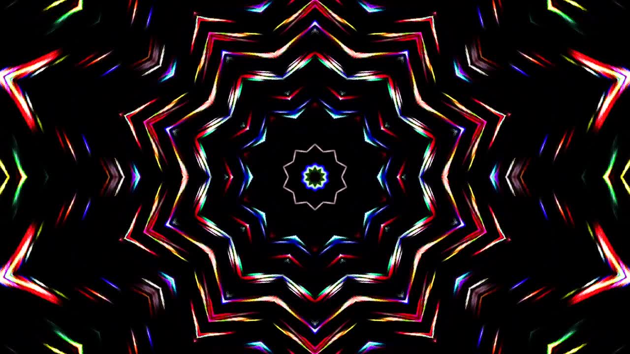 linee luminose luminose impostate movimento d'onda, colorate, su sfondo nero