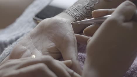 sunlight on mehendi ceremony making india wedding close up cone marathi