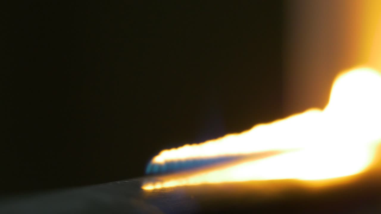 llama del quemador de gas