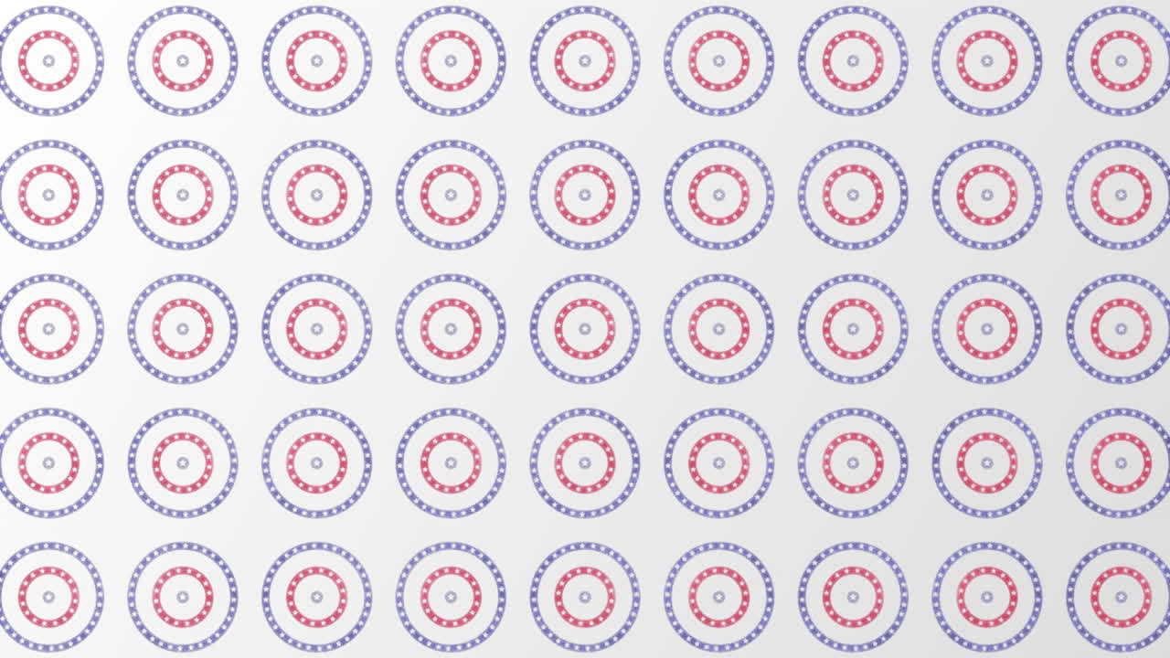 ⁇ 색 바탕에 빨간색, 파란색 및  ⁇ 색 원을 돌리는  ⁇ 색 별 줄이 있는 미국  ⁇ 발