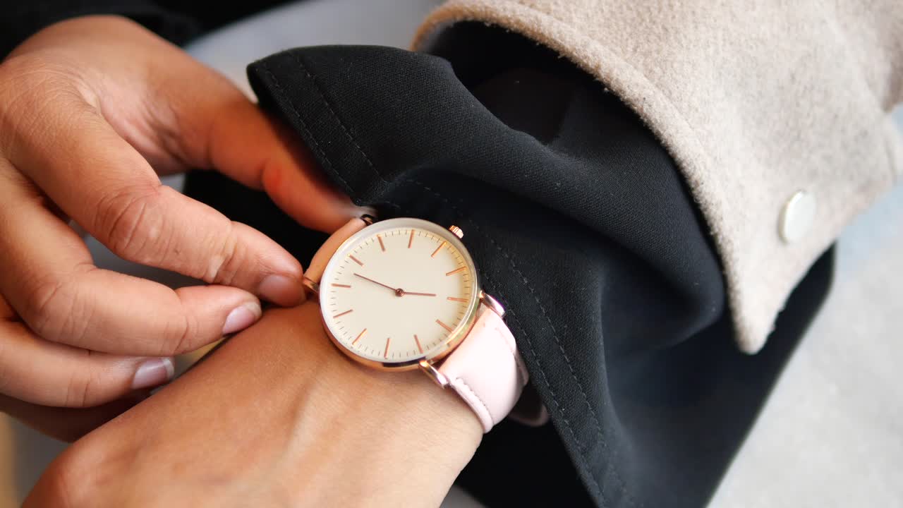 Close-up of a wrist watch