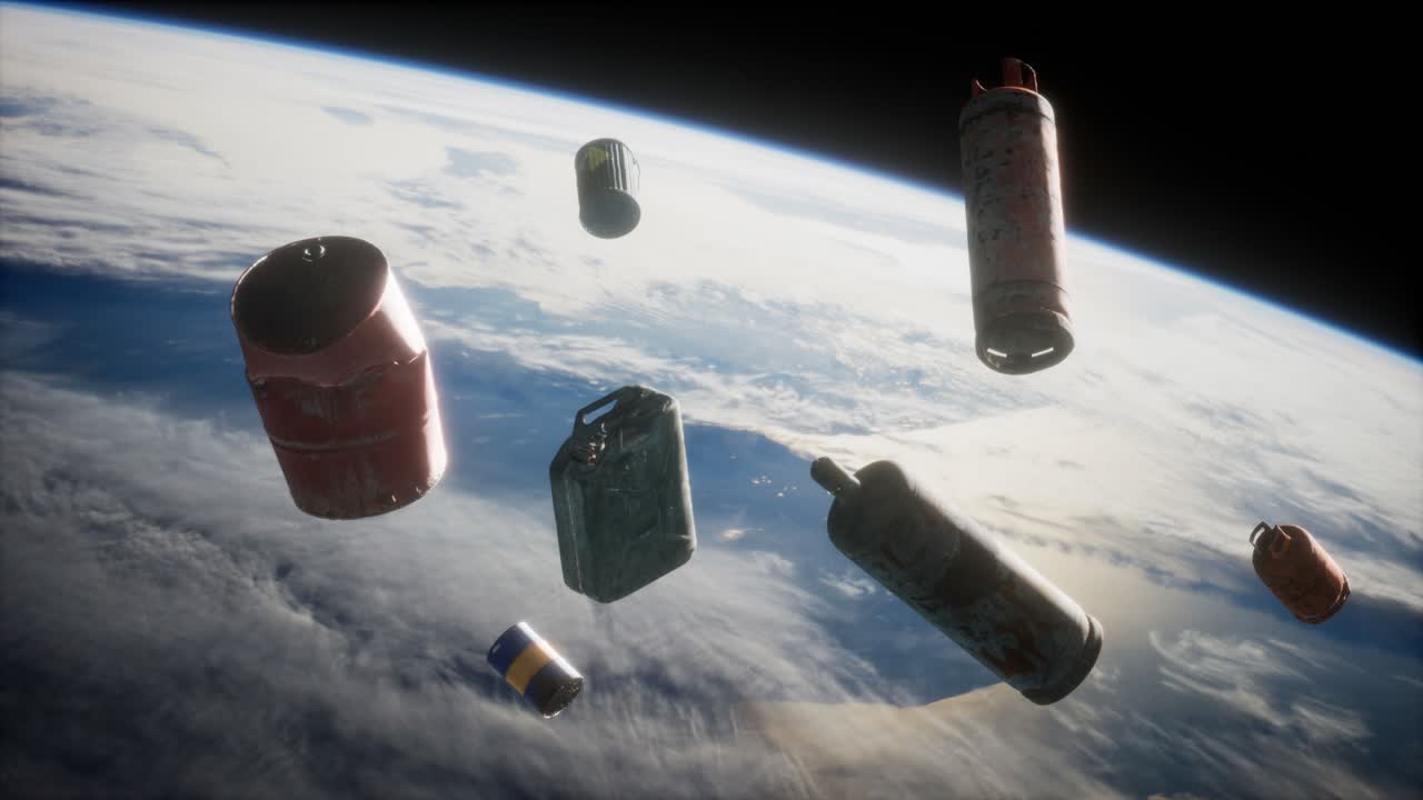 pollution of the atmosphere of the planet Earth and space