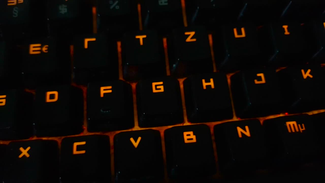 deslice sobre el teclado led