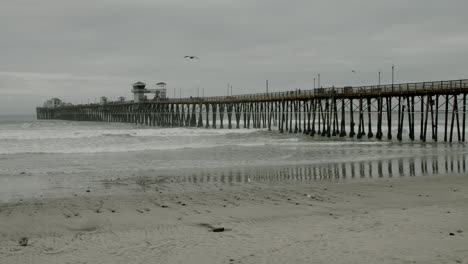 footage of the pier at oceanside, california