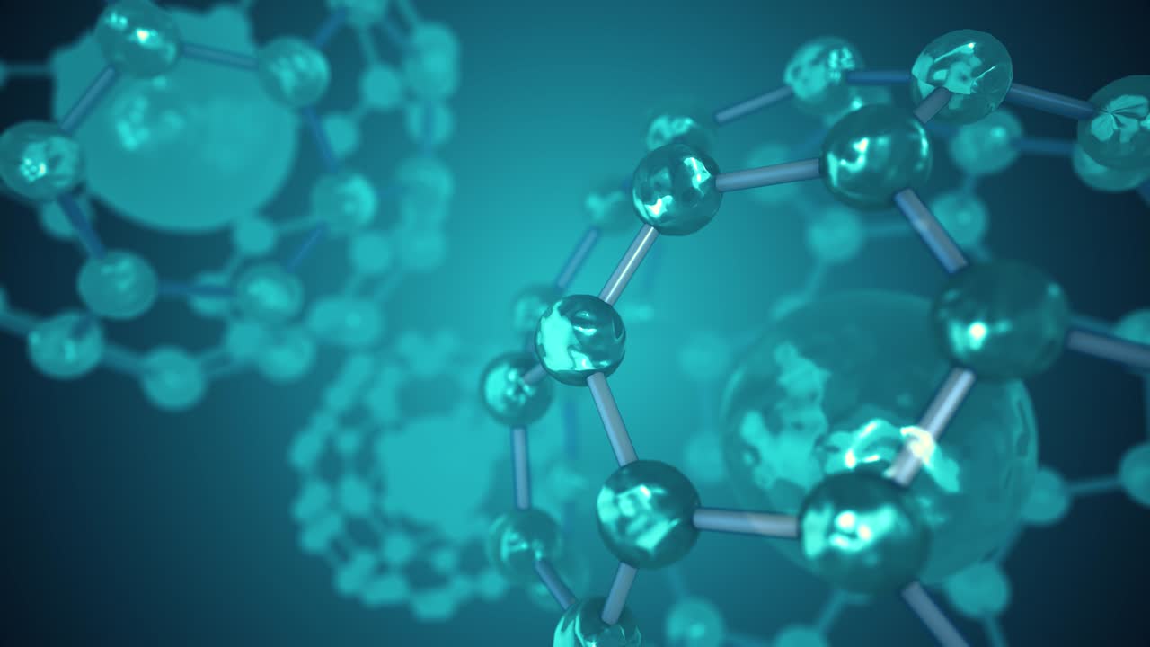 분자 구조 무결 루프 배경