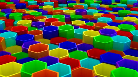 background of hexagons