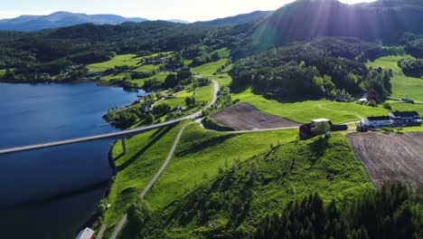 Luftaufnahmen-Schöne-Natur-Norwegen.