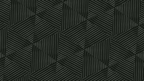 animación gráfica triangular mache de cuadrícula de papel