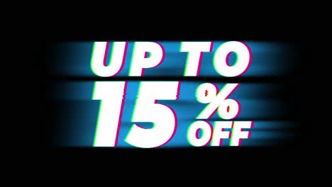up to 15% off promotional graphics