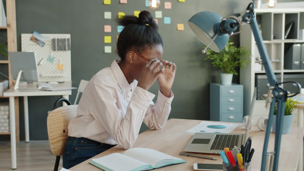 Stressed Office Worker