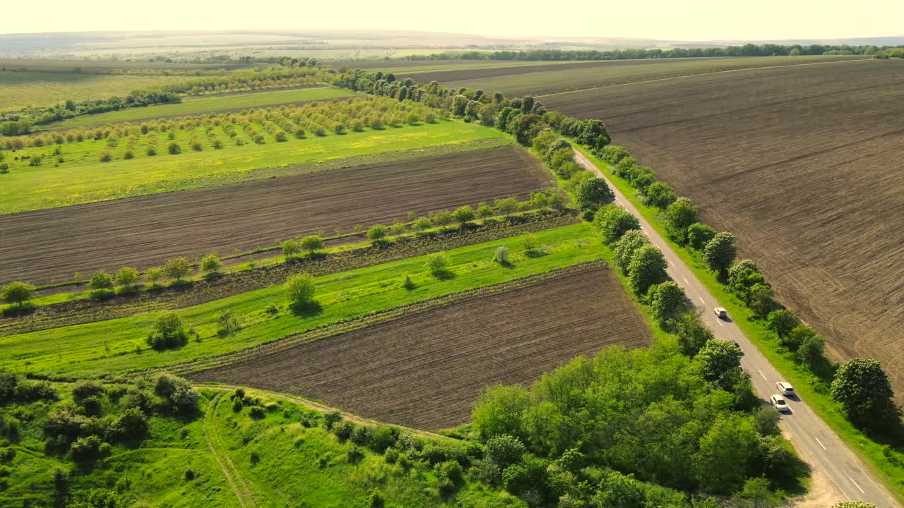 Aerial drone view of the Old Orhei historical and archaeological complex in Moldova