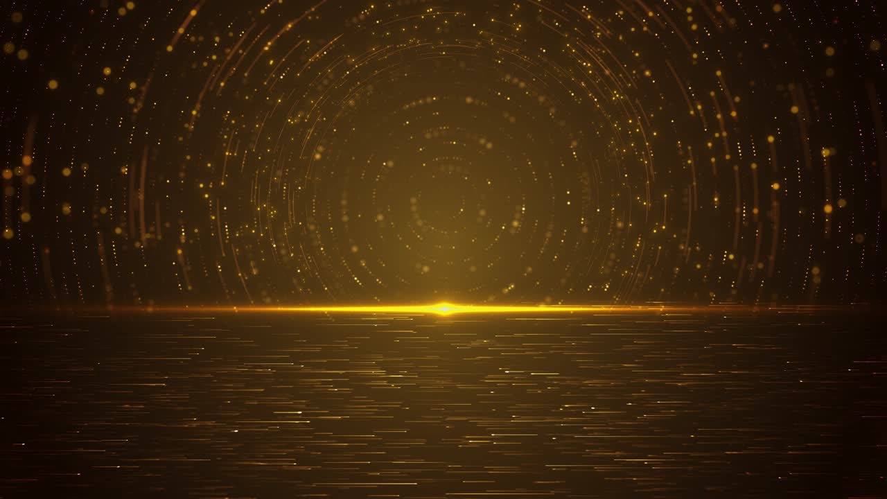 Award party stage golden stage glitter animation stars lights particles luxury gold light streak