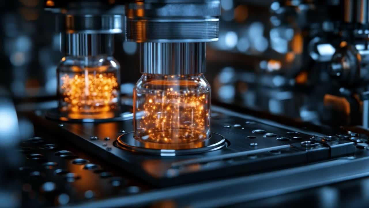 Automated Pharmaceutical Vial Filling Process