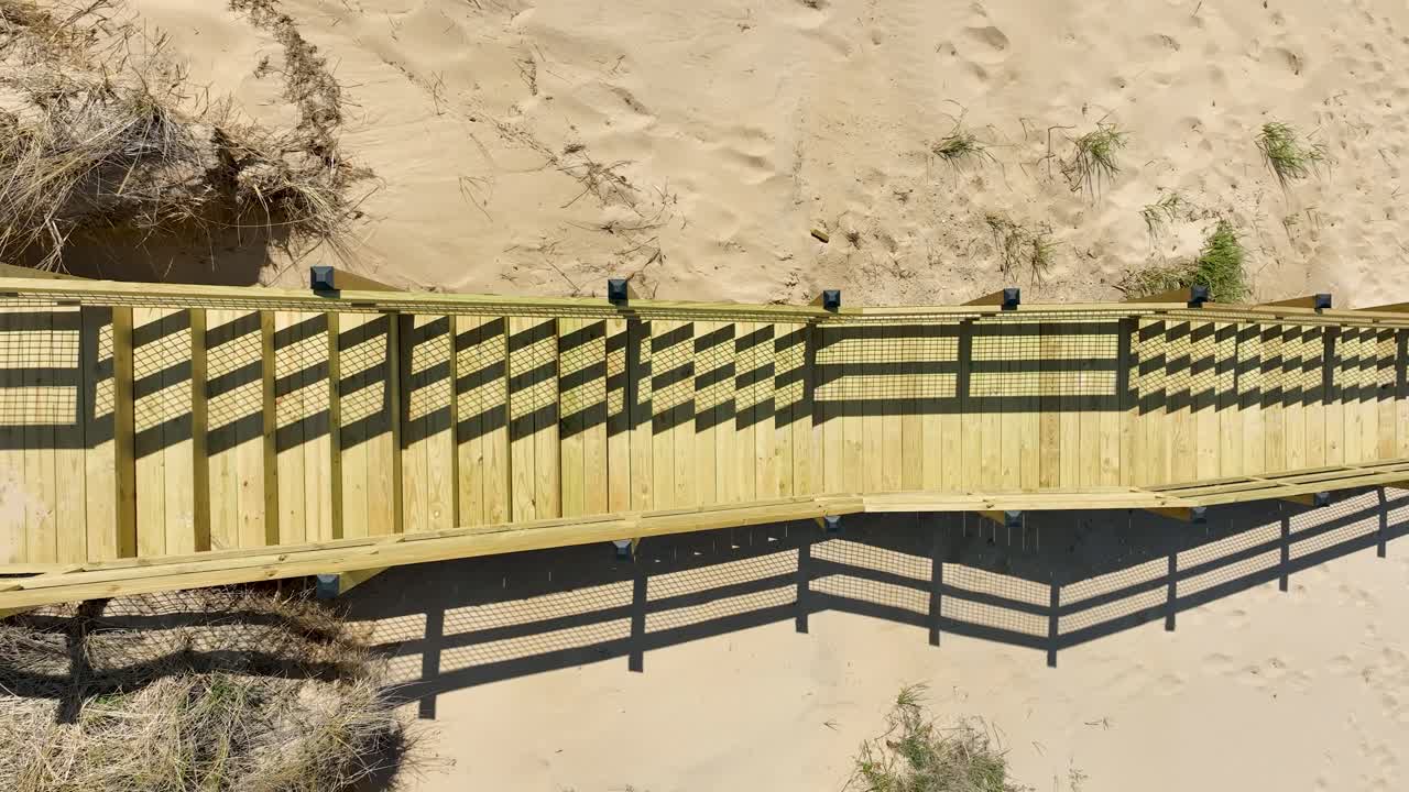 Luftfoto, stigende op over trappen