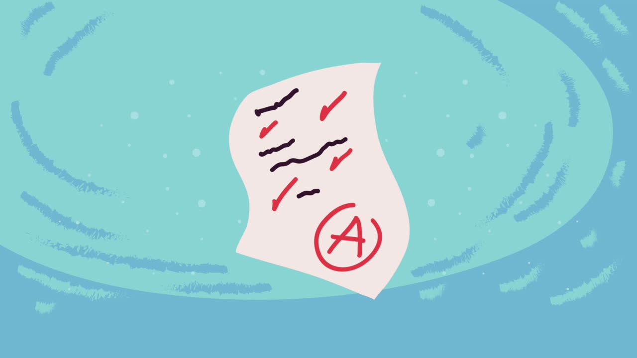 학생의 우수한 시험 결과