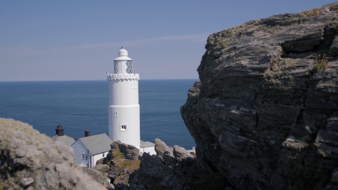 снимок маяка стар поинт, сделанный с помощью параллакс-слайдера