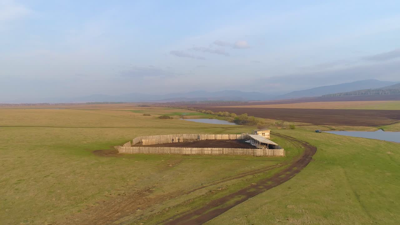 воздушный пейзаж весны