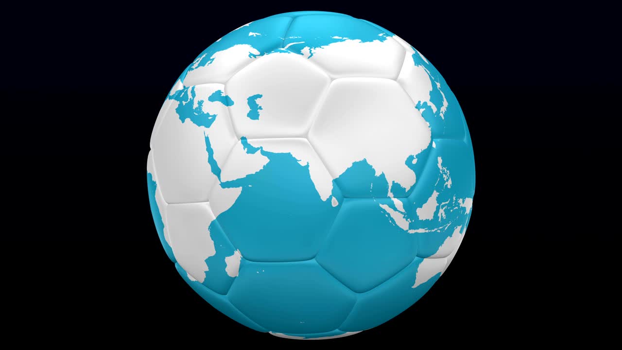 축구공은 지구가 회전하는 것처럼.