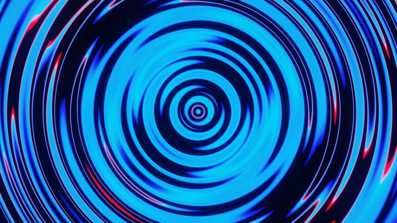 Overflows of circles of blue and red colors