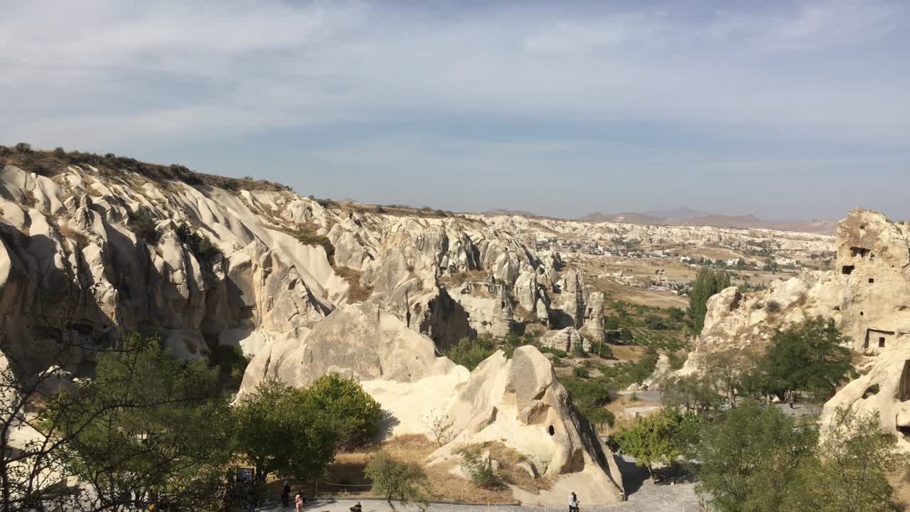 터키의 카파도키아에 있는 유명한 우치사르