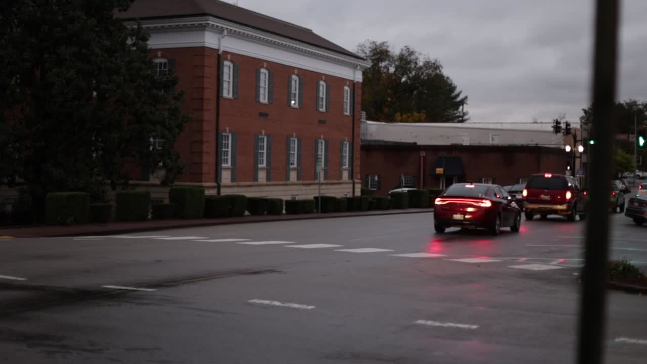 broll de la calle de la ciudad