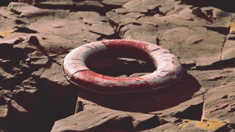 very-old-abandoned-Grungy-Lifebuoy