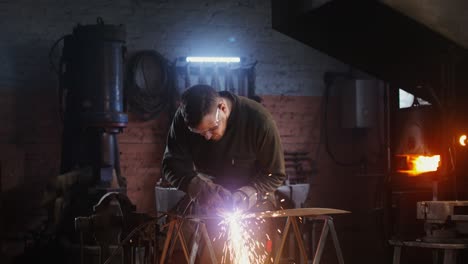 blacksmith at work