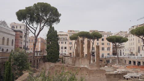 el antiguo foro romano en roma, italia