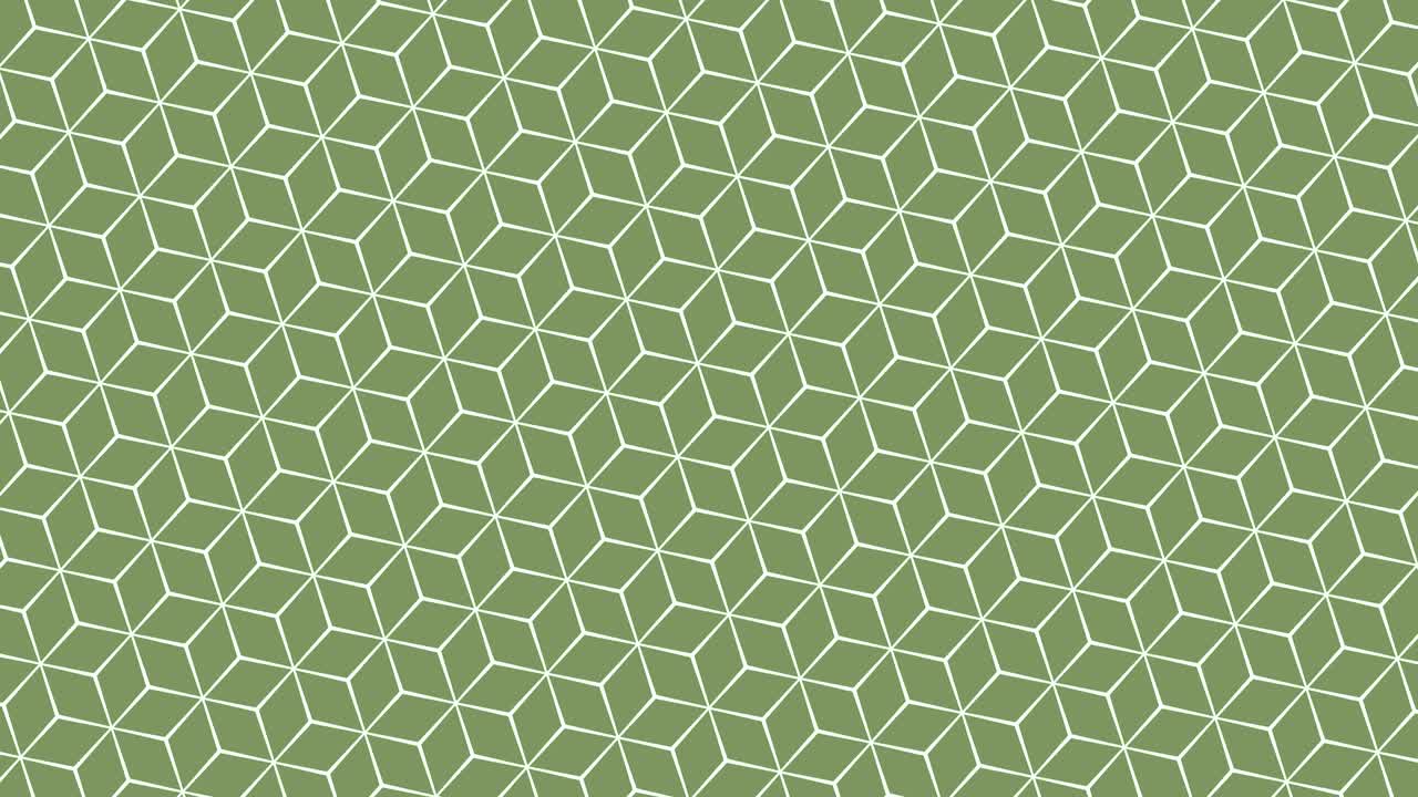 Graphic pattern that changes color as it rotates to the left