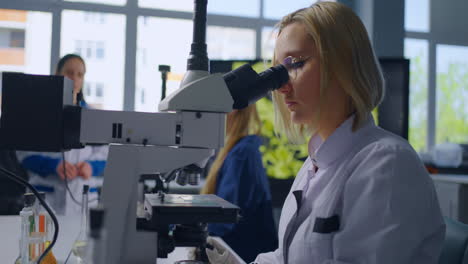 científicos que trabajan en un laboratorio
