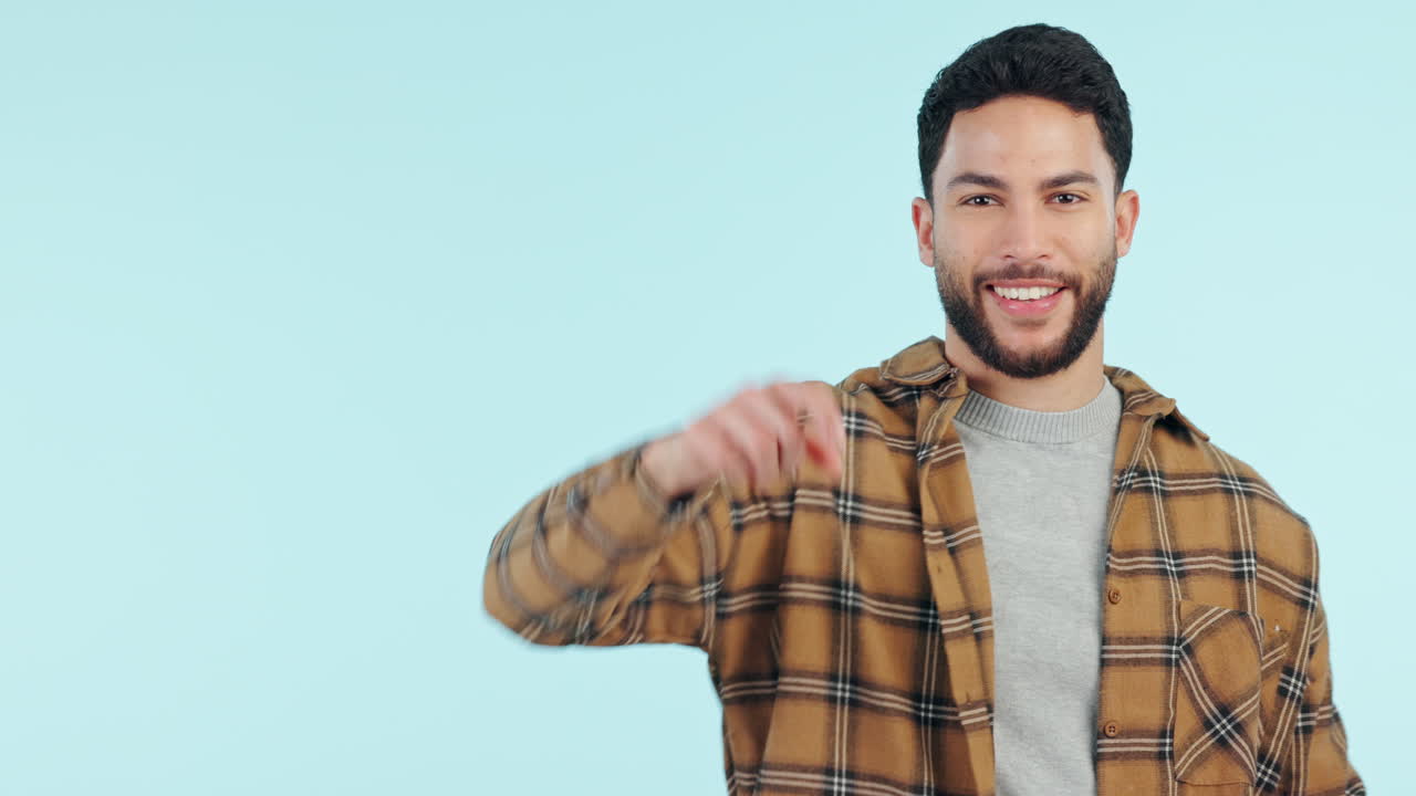 mano, señalando y el hombre con el reclutamiento de usted