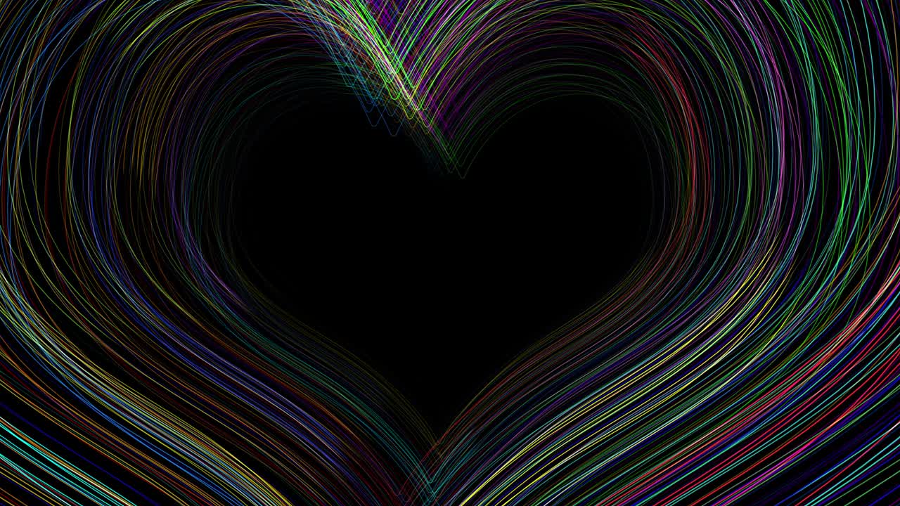 하트 라인 웨딩 휴가 cg 배경