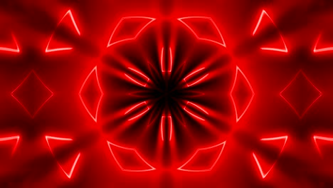 fondo kaleidoscópico de neón fractal. telón de fondo digital abstracto