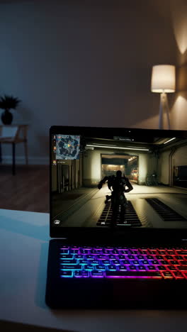 gaming laptop with rgb keyboard