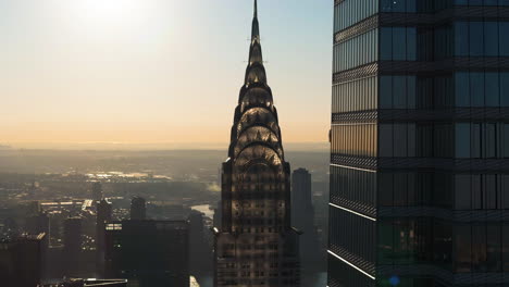chrysler building at sunrise - stunning new york city skyline