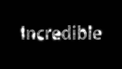 increíble texto animación mensaje gráficos en movimiento