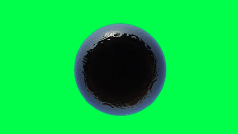 salpicaduras de líquido animadas en pantalla verde