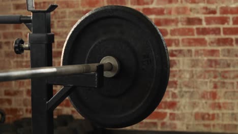 Close-up-of-some-barbell-weights