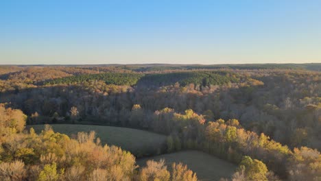 4k flyaway que revela el área de registro en el campo de tennessee