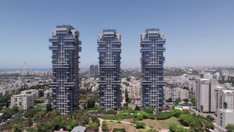 tzameret towers residential buildings in israel tel aviv